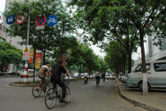 2006年中国の旅１　交通分離型道路＠山西省 太原