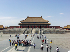 2002年中国の旅　太和殿広場と太和殿＠北京