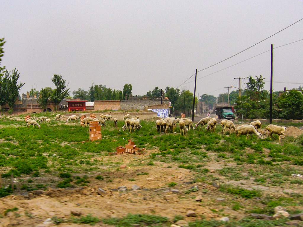 2006年中国の旅１　これが汾陽市内？＠山西省 呂梁 汾陽