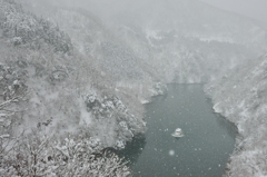 庄川峡冬景色