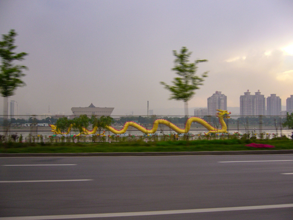 2006年中国の旅１　市内車窓光景２＠山西省 太原