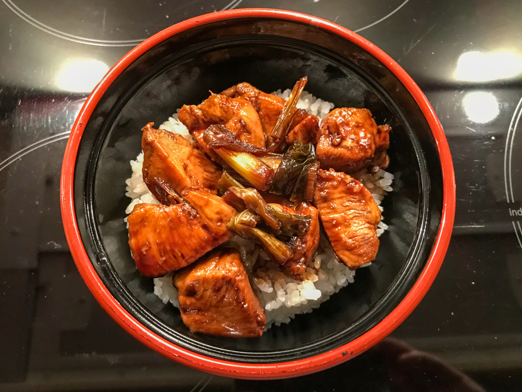 在宅飯「丼」やきとり丼＠ボン
