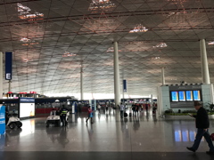 北京首都国際空港　出発ロビー