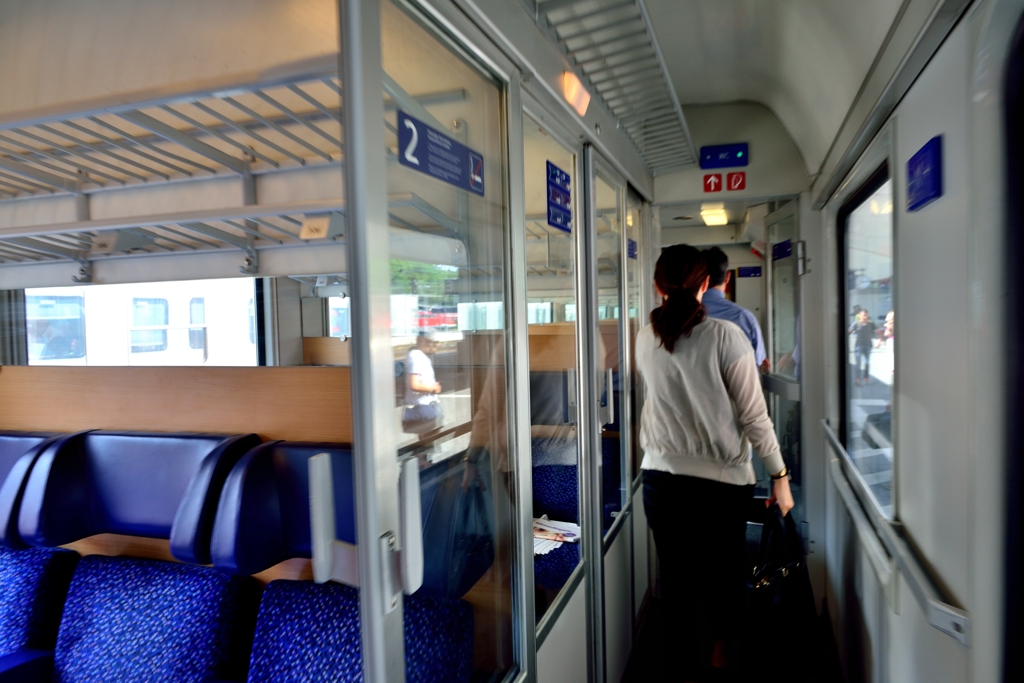 ドイツの旅　中継駅到着 @ コブレンツ中央駅