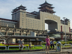2002年中国の旅　北京西駅＠北京