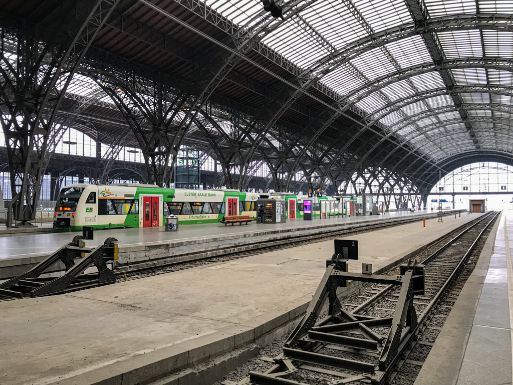 ライプツィヒ中央駅ホーム