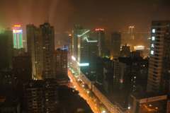 2006年中国の旅１　ホテルからの夜景＠重慶
