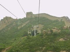 2004年中国の旅１　再び 万里の長城 八達嶺１＠北京