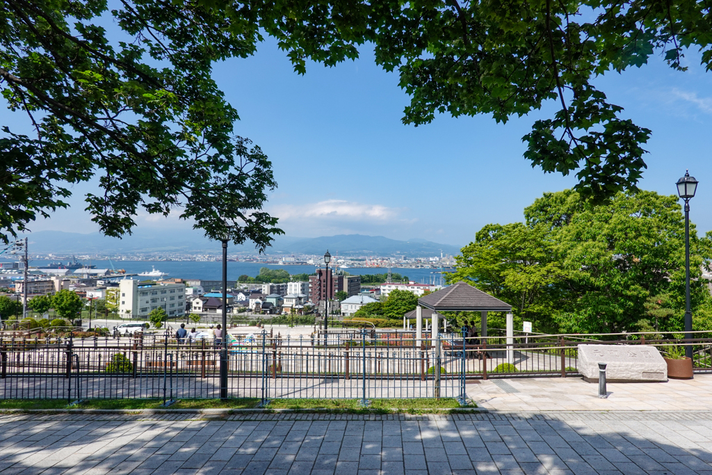 北海道旅行　港を眺めるこの風景♪＠旧函館区公会堂