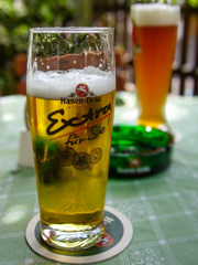 2006年ドイツの旅　先ずはビール♪＠オーバーアマガウ