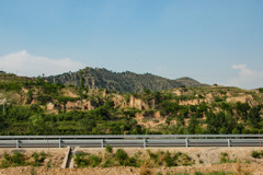 2006年中国の旅１　山村外れの風景１＠山西省 晋中