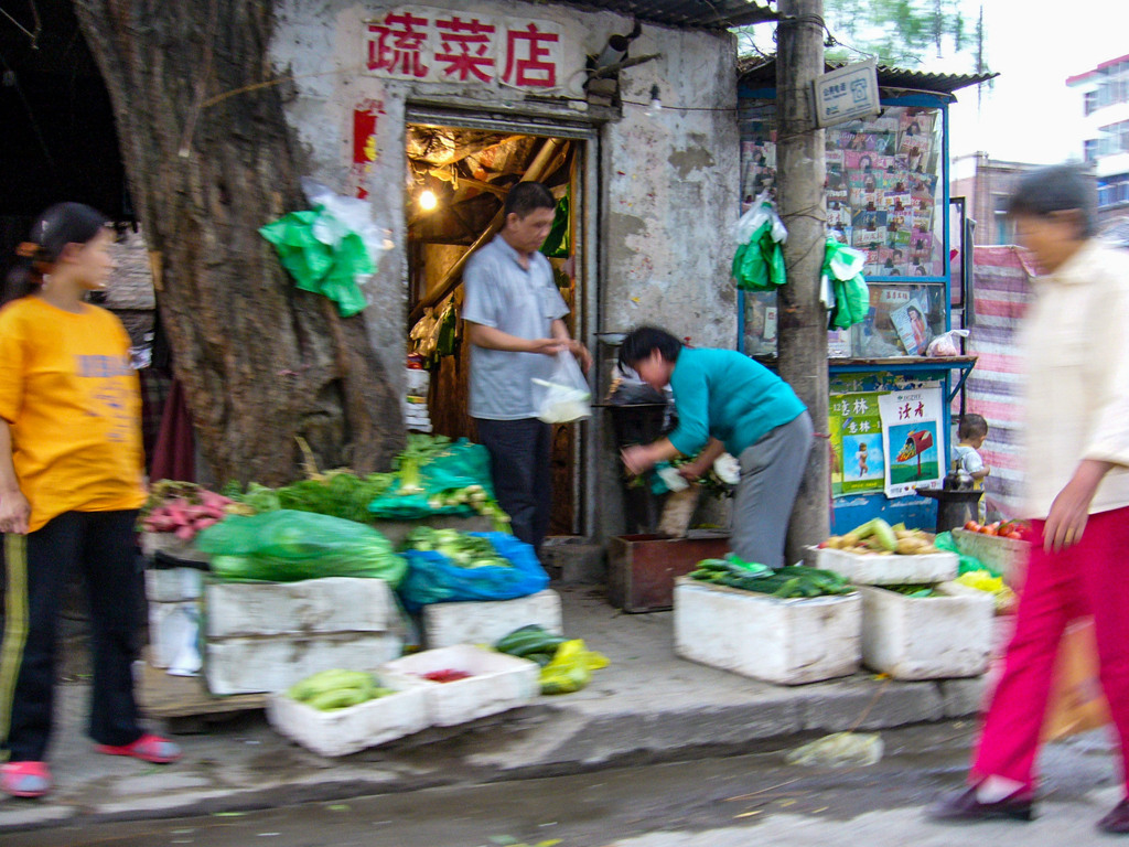 2006年中国の旅１　市内車窓光景４＠山西省 太原