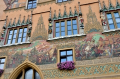 ドイツ＆ベルギーの旅　ウルム市庁舎フレスコ画