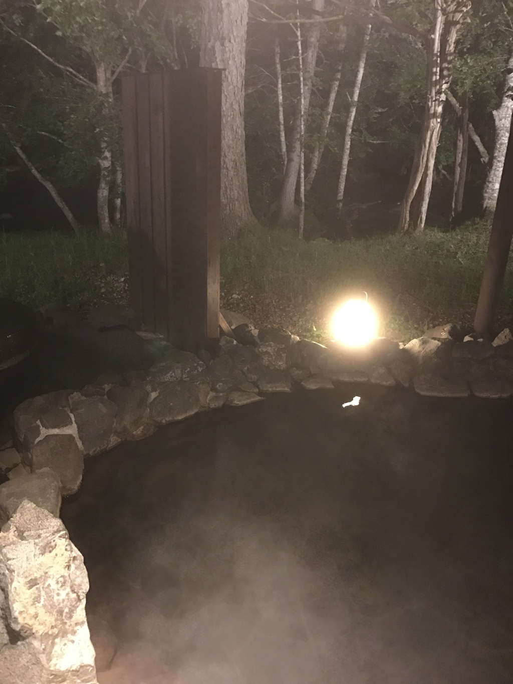 森の露天風呂