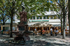 2006年ドイツの旅　旧市街散策 木漏れ日の泉＠フランクフルト