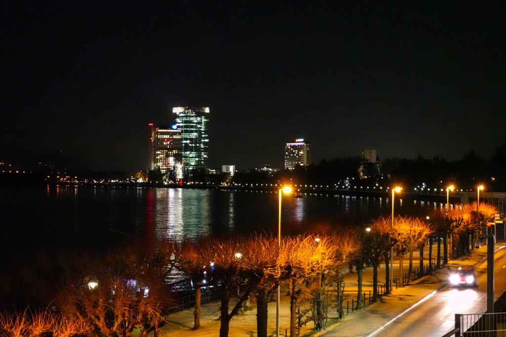 ライン川夜景 ＠ボン