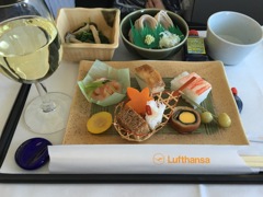 Lufthansaビジネスの食事