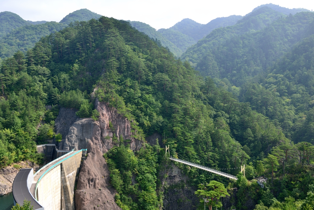 鬼怒川上流　川俣ダムと瀬戸合峡