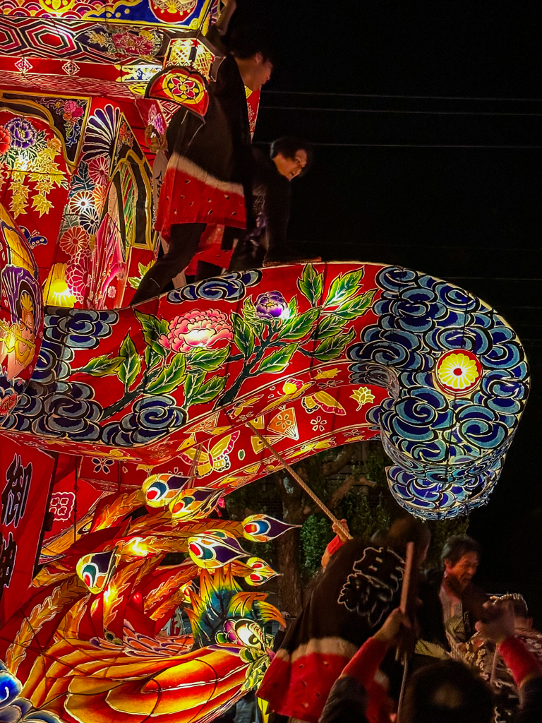 夜高行燈「ヨイヤサ♪♪」＠庄川観光祭