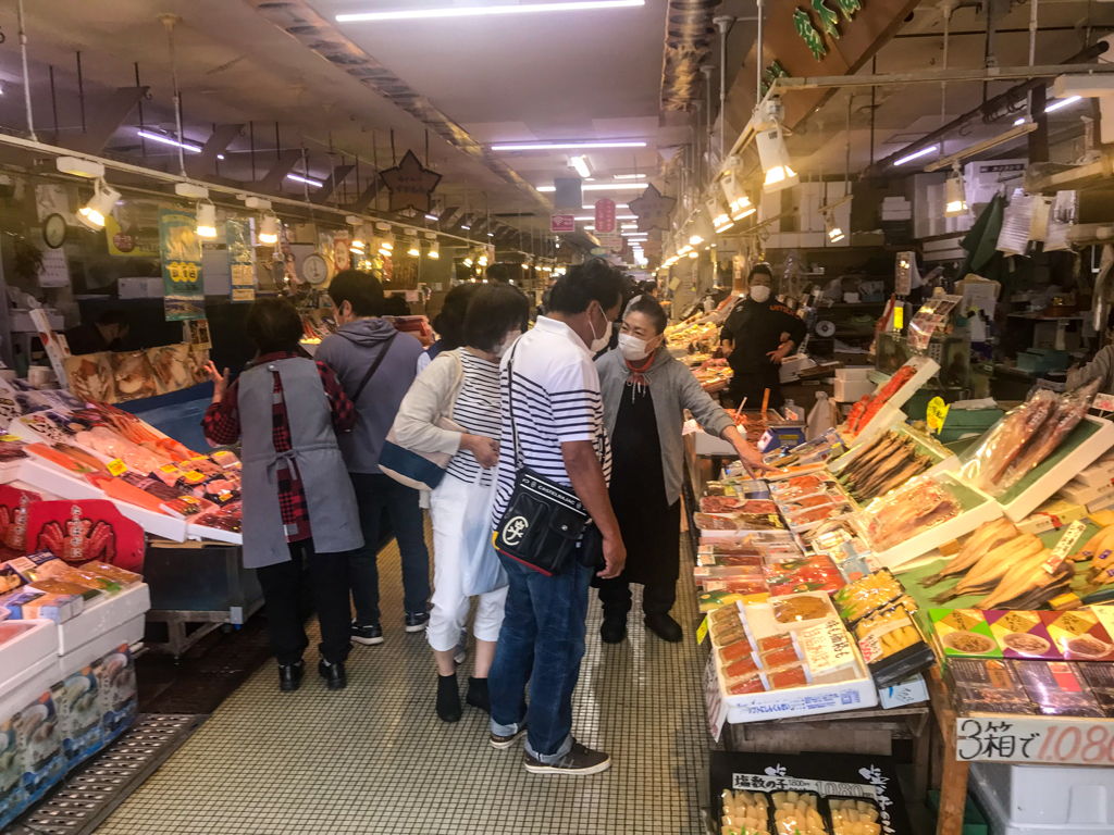 北海道旅行　函館朝市