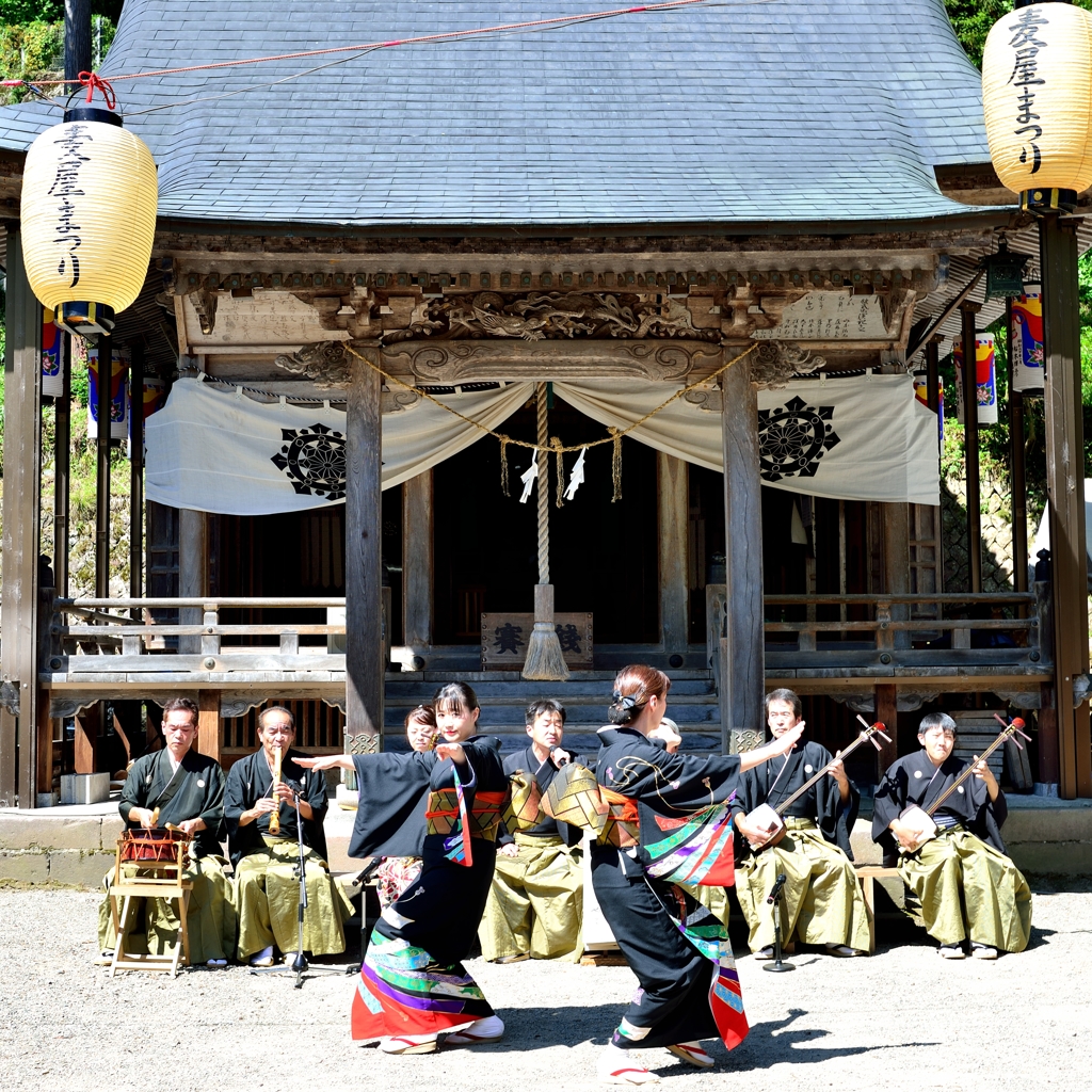 五箇山・麦屋まつり　奉納「麦屋節」３