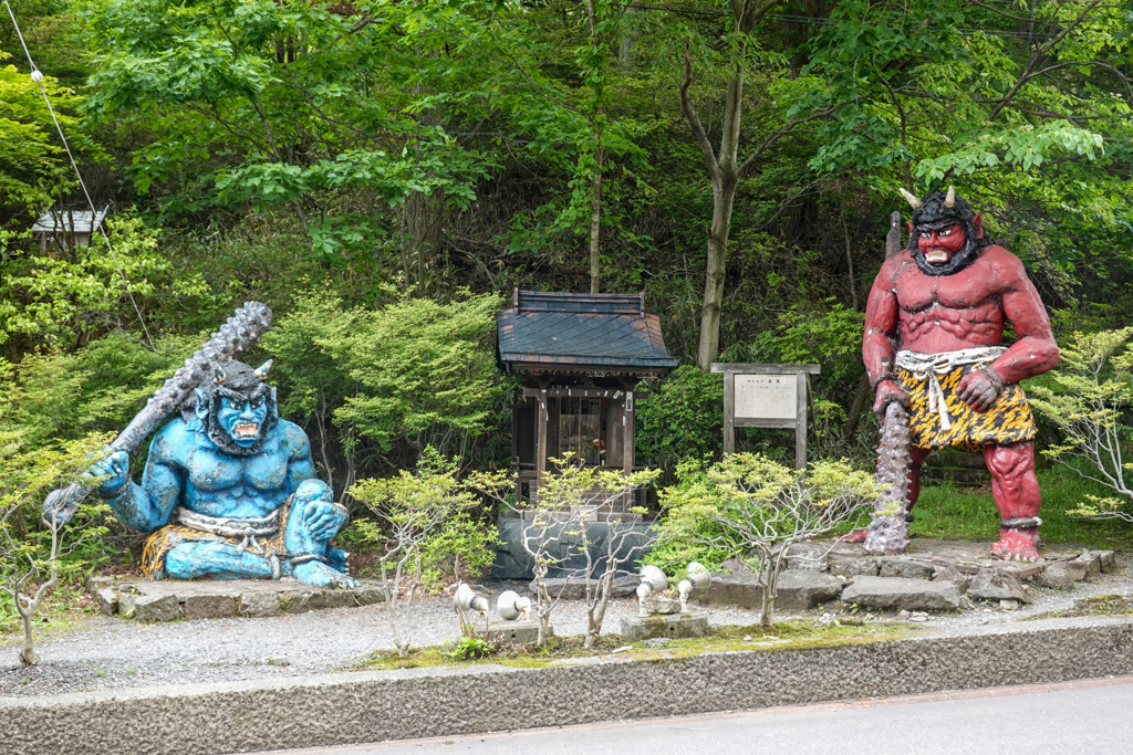 北海道旅行　鬼祠＠登別温泉