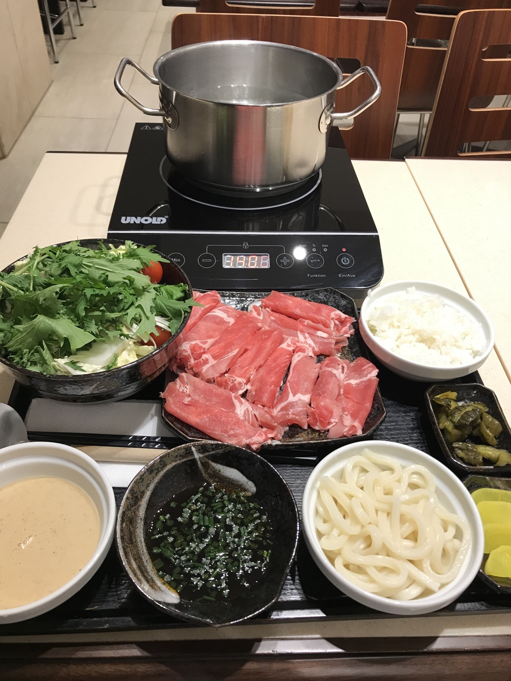 一人しゃぶしゃぶ(^_^)