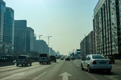 2005年中国の旅１　市内車窓風景５＠北京