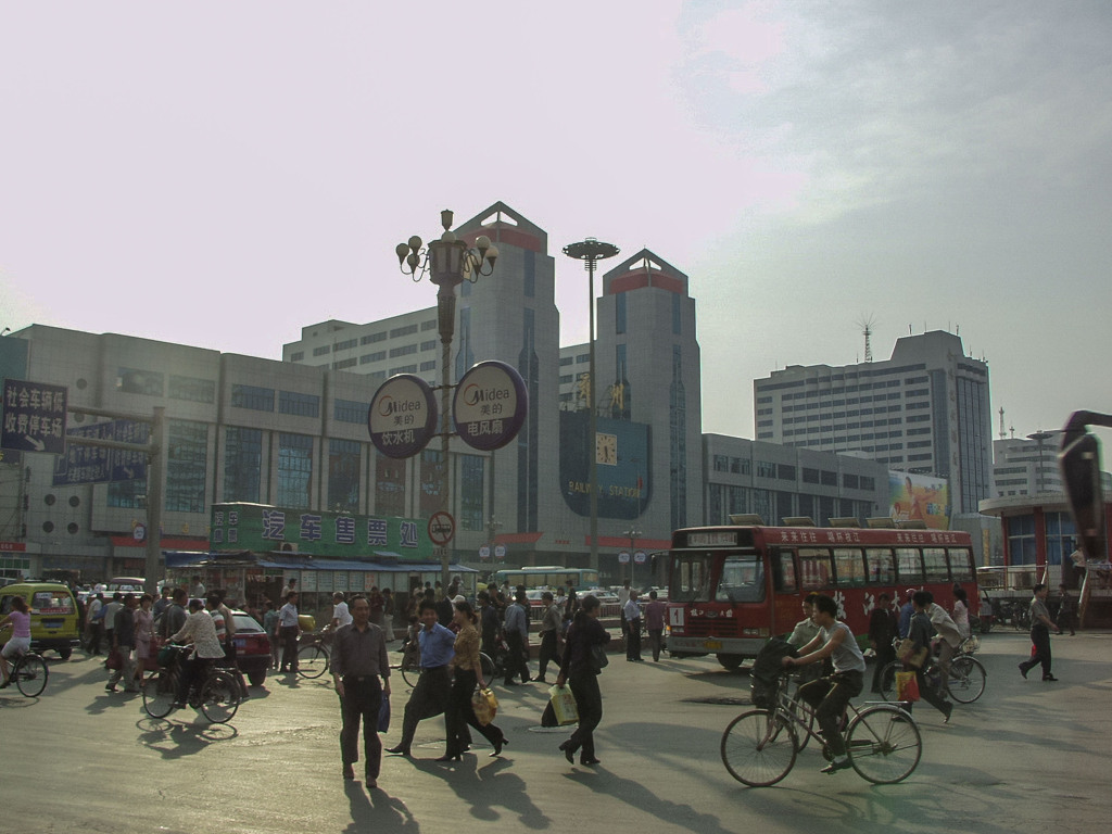 2002年中国の旅　鄭州駅（站）＠河南省・鄭州