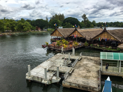 掘出し写真　クウェー(クワイ)川鉄橋からの眺め＠タイ・カーンチャナブリ
