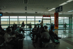 2006年中国の旅１　銀川河東空港＠寧夏回族自治区・銀川