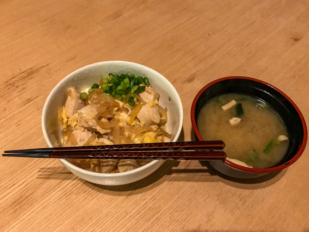 在宅飯「丼」親子丼 完成！＠ボン
