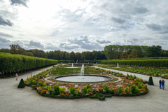 シンメトリーの美しいシュロス庭園