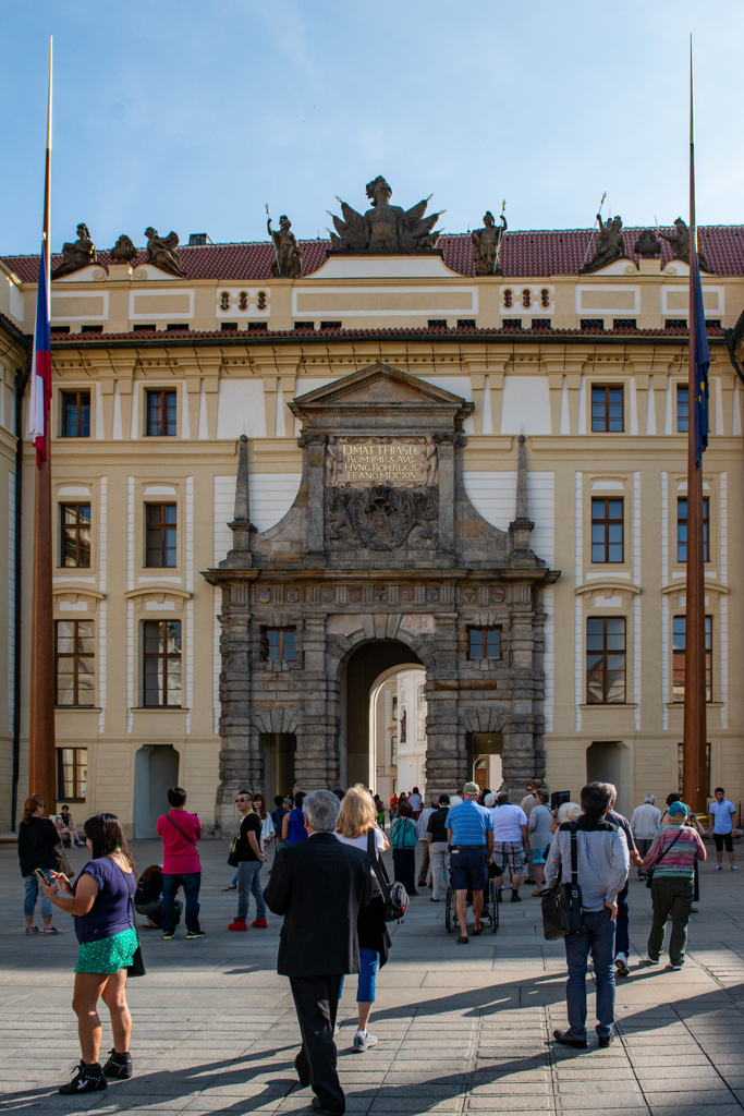 プラハ城入城