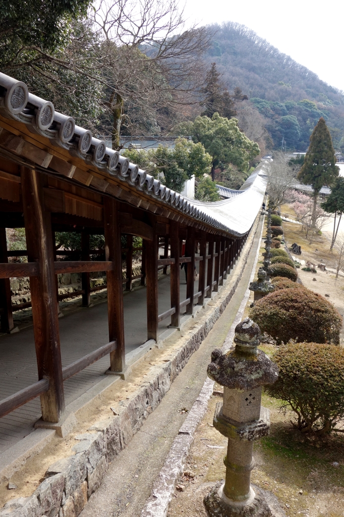 備中国一宮　吉備津神社廻廊