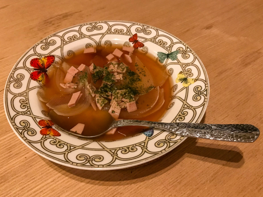 玉ねぎスープ