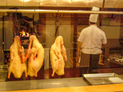 2006年中国の旅１　北京ダック厨房＠北京