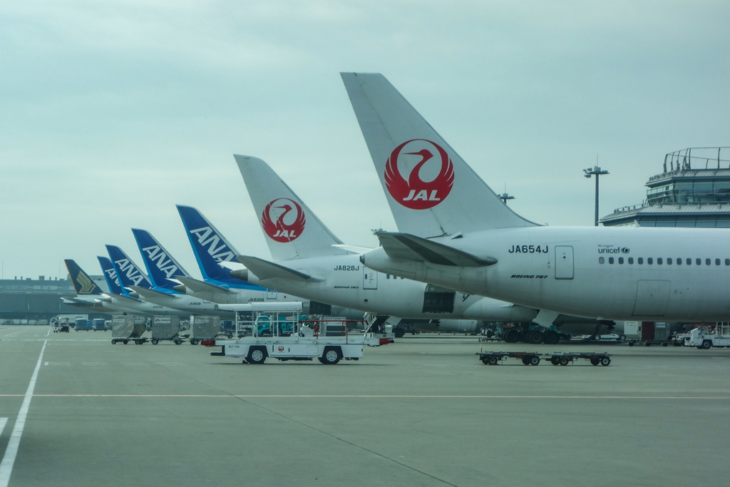 掘出し写真　日本に帰ってきたぁ～♪＠東京国際空港