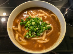 在宅飯 自家製カレーうどん♪＠ボン