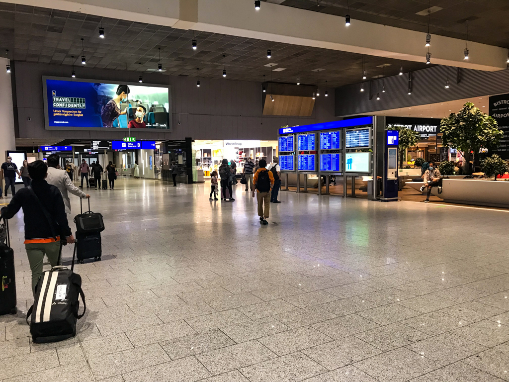 空いてます･･･フランクフルト国際空港第1ターミナル