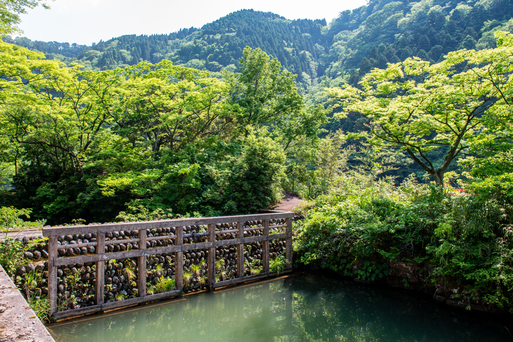 庄川水記念公園　旧二万七千石用水大水門跡