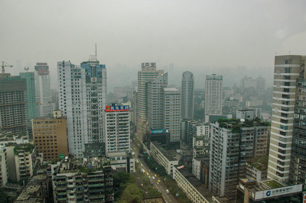 2006年中国の旅１　重慶中心街方面＠重慶