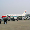 2005年中国の旅１　北京首都国際空港 済南行き搭乗＠北京