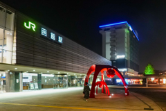 北海道旅行　JR函館駅