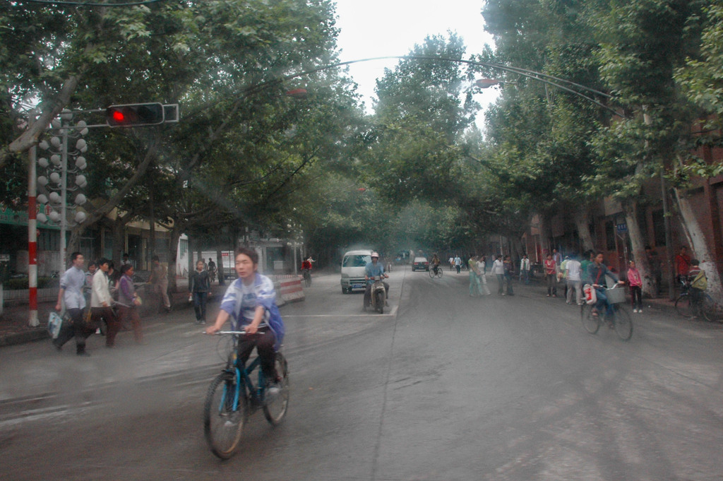 2006年中国の旅１　旧市街の様子＠河南省・鶴壁