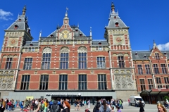 オランダ　アムステルダム中央駅