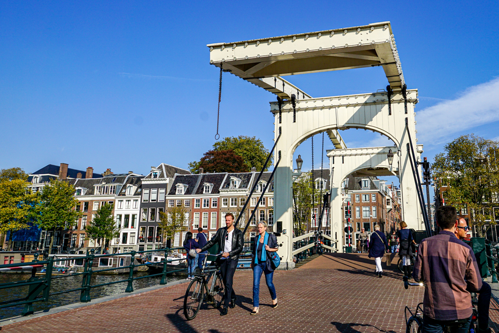 マヘレの跳ね橋 Magere Brug ２＠アムステルダム