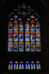 拝廊上部のステンドグラス ＠ケルン大聖堂