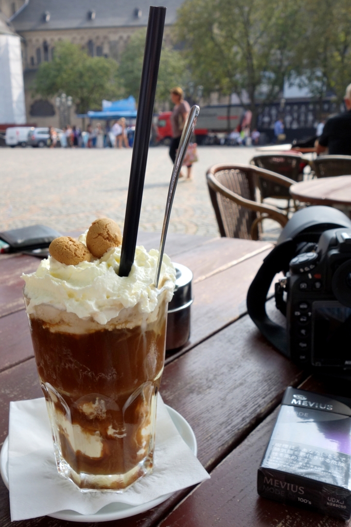 ドイツ＆ベルギーの旅　ドイツ式アイスコーヒー