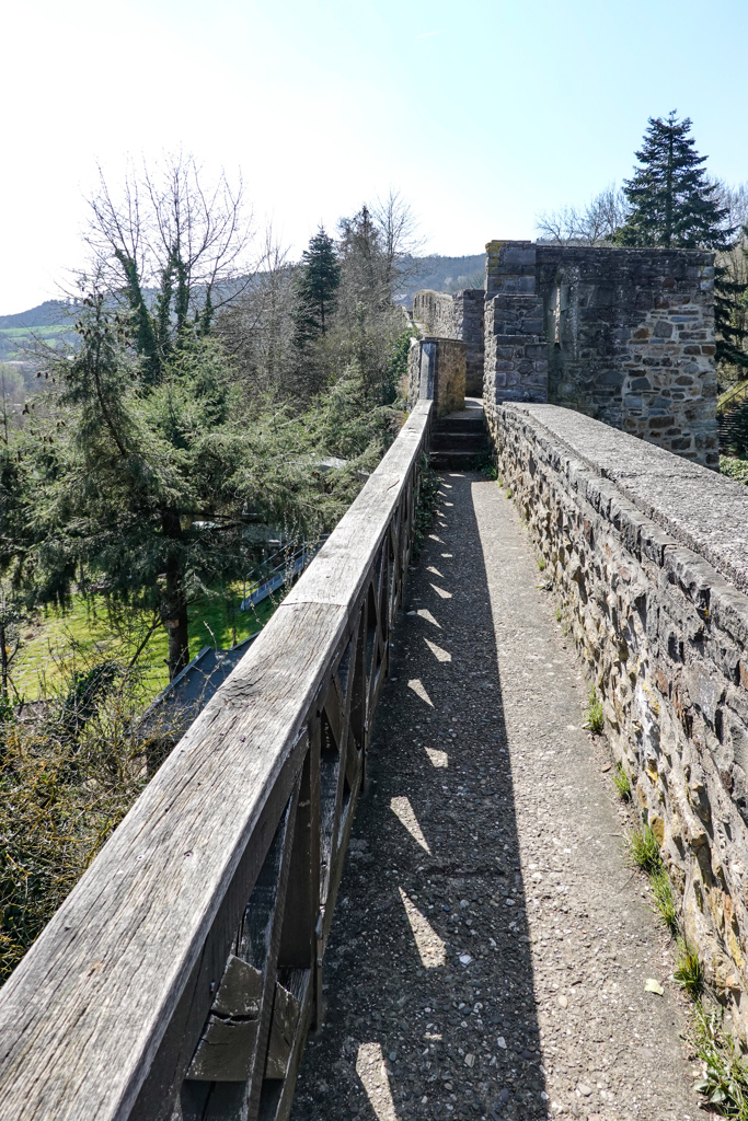 城壁の上･･･